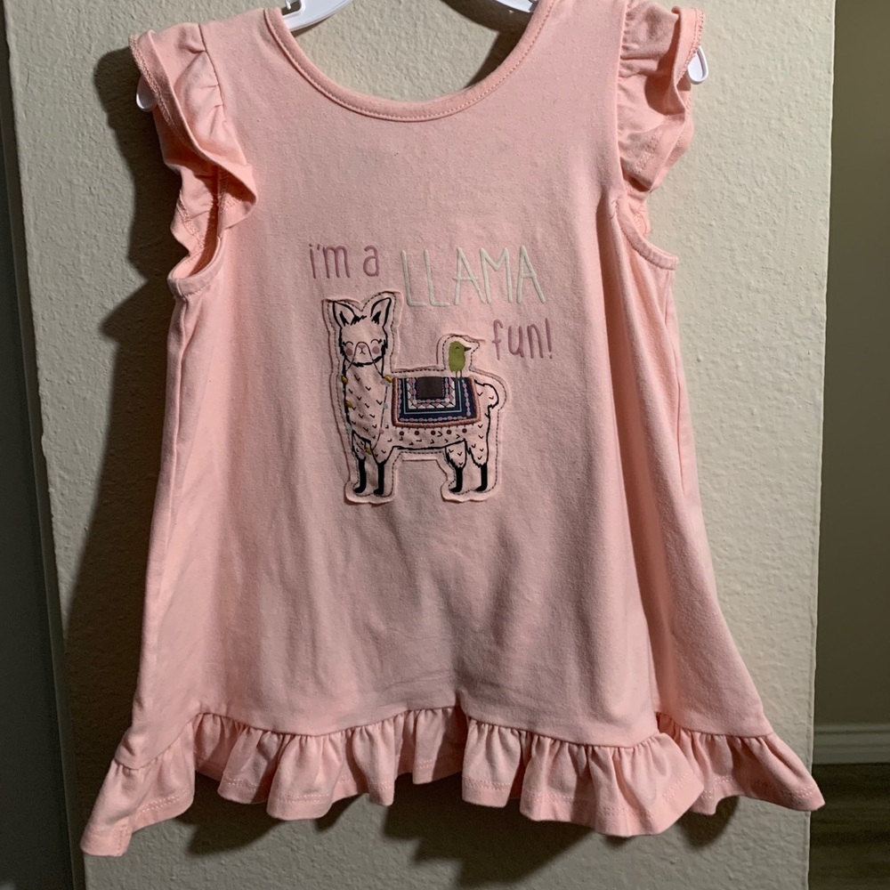 Llama Sleeveless Backless Top